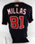 2025 Washington Nationals Drew Millas #81 Game Issued Navy Jersey 46 828