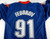 Vintage Russia Soviet Union UCKA Sergei Fedorov #91 Authentic Blue Jersey XL 439