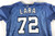 2025 Washington Nationals Andry Lara #72 Game Issued Blue Jersey City Connect 8