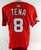 2025 Washington Nationals Jose Tena #8 Game Issued Pos Used Red Jersey 42 238