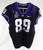 2019-24 Texas Christian TCU Frogs #89 Game Used Black Jersey Football NP R 42 85