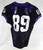 2019-24 Texas Christian TCU Frogs #89 Game Used Black Jersey Football NP R 42 85
