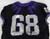 2020 Texas Christian TCU Frogs #68 Game Used Black Jersey Football NP R 48 876
