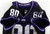 2019-24 Texas Christian TCU Frogs #80 Game Used Black Jersey Football NP R 40 80