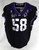 2019-24 Texas Christian TCU Frogs #58 Game Used Black Jersey Football NP R 48 82