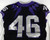 2019-24 Texas Christian TCU Frogs #46 Game Used Black Jersey Football NP R 42 84