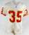 1996 Kansas City Chiefs William White #35 Game Used White Jersey 42 791