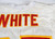 1996 Kansas City Chiefs William White #35 Game Used White Jersey 42 791