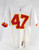 2001 Kansas City Chiefs Muther #47 Game Issued White Jersey 44 DP108318