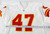 2001 Kansas City Chiefs Muther #47 Game Issued White Jersey 44 DP108318