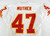 2001 Kansas City Chiefs Muther #47 Game Issued White Jersey 44 DP108318