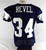2025 Dallas Cowboys Shavon Revel #34 Game Used Navy Practice Jersey 46 459