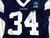 2025 Dallas Cowboys Shavon Revel #34 Game Used Navy Practice Jersey 46 459