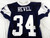 2025 Dallas Cowboys Shavon Revel #34 Game Used Navy Practice Jersey 46 459