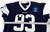 2025 Dallas Cowboys Jay Toia #93 Game Used Navy Practice Jersey 60 466