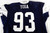 2025 Dallas Cowboys Jay Toia #93 Game Used Navy Practice Jersey 60 466