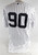 2019 New York Yankees Thiaro Estrada #90 Game Used White Jersey  ST OD 44 5