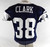 2025 Dallas Cowboys Alijah Clark #38 Game Used Navy Practice Jersey 46 471