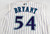 2000 Arizona Diamondbacks Bryant #54 Game Issued White Vest Jersey 48 471