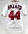 2023 Washington Nationals Nomar Mazara #44 Game Issued White Jersey 46 DP77205