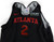 2024-25 Atlanta Hawks Keaton Wallace #2 Game Used Black Practice Jersey L 94567