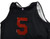2024-25 Atlanta Hawks Dyson Daniels #5 Game Used Black Practice Jersey XL 94578