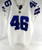 2020 Dallas Cowboys Charlie Taumoepeau #46 Game Issued White Jersey 46 DP108836