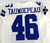 2020 Dallas Cowboys Charlie Taumoepeau #46 Game Issued White Jersey 46 DP108836