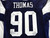 2025 Dallas Cowboys Solomon Thomas #90 Game Used Navy Practice Jersey 52 488