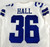 2021 Dallas Cowboys Hall #36 Game Issued White Jersey 42 DP108854