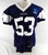 2025 Dallas Cowboys James Houston #53 Game Used Navy Practice Jersey 52 493