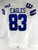 2020 Dallas Cowboys Brennan Eagles #83 Game Issued White Jersey 42 DP108855