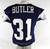 2025 Dallas Cowboys Josh Butler #31 Game Used Navy Practice Jersey 46 495