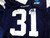 2025 Dallas Cowboys Josh Butler #31 Game Used Navy Practice Jersey 46 495