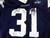 2025 Dallas Cowboys Josh Butler #31 Game Used Navy Practice Jersey 46 495