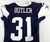 2025 Dallas Cowboys Josh Butler #31 Game Used Navy Practice Jersey 46 495