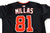 2025 Washington Nationals Drew Millas #81 Game Issued Pos Used Navy Jersey 46 2