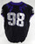 2019-24 Texas Christian TCU Frogs #98 Game Used Black Jersey Football NP R 48 0