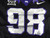 2019-24 Texas Christian TCU Frogs #98 Game Used Black Jersey Football NP R 48 0
