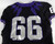 2019-24 Texas Christian TCU Frogs #66 Game Used Black Jersey Football NP R 48 75