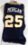 Akron Zips Marco Morgan #25 Game Used Navy Jersey Basketball 50 101
