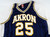 Akron Zips Marco Morgan #25 Game Used Navy Jersey Basketball 50 101