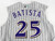 2003 Arizona Diamondbacks Miguel Batista #25 Game Issued Grey Vest Jersey 46 222