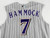 2003-05 Arizona Diamondbacks Robby Hammock #7 Game Issued Grey Vest Jersey 44 23
