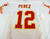 2001 Kansas City Chiefs Perez #12 Game Issued White Jersey 42 DP108316