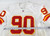 2004 Kansas City Chiefs Ryan Sims #90 Game Issued White Jersey 52 DP108320