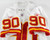 2004 Kansas City Chiefs Ryan Sims #90 Game Issued White Jersey 52 DP108320