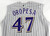 2001 Arizona Diamondbacks Eddie Oropesa #47 Game Issued Grey Vest Jersey 48 233