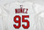2025 St. Louis Cardinals Edwin Nunez #95 Game Issued White Jersey 44 556