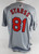2024 St. Louis Cardinals Wade Stauss #81 Game Issued Grey Jersey 48 572
